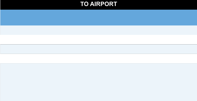 TO AIRPORT