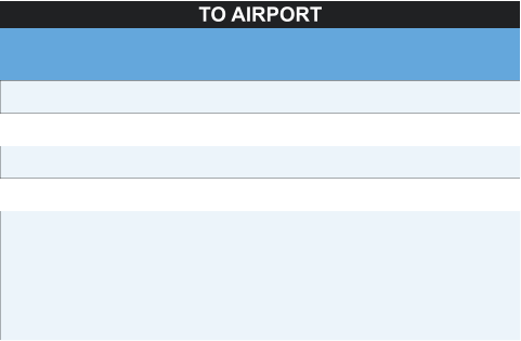 TO AIRPORT