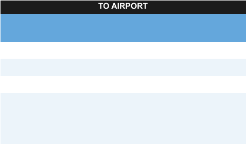 TO AIRPORT