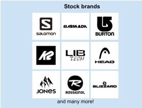 and many more! Stock brands